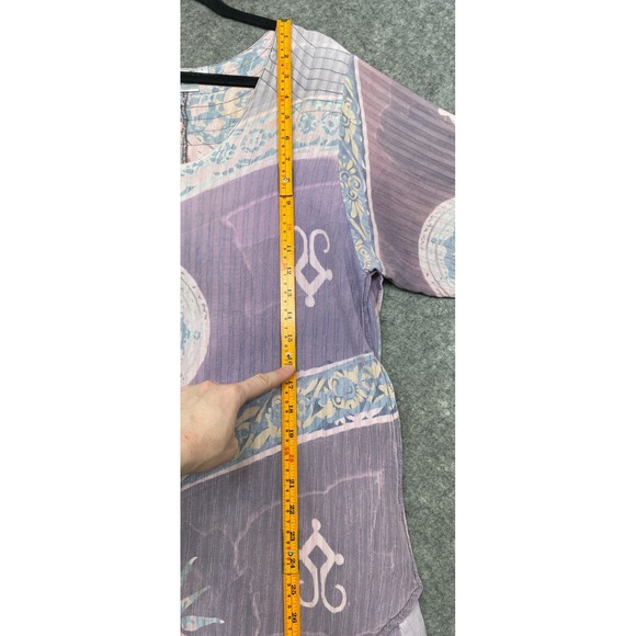 Mission Canyon Santa Barbara Layered Maxi Dress Purple Large Lagenlook Artsy - Picture 13 of 14